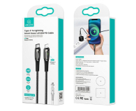 USAMS Kabel pleciony C/Lightning Smart Power-off 20W 1,2m zielony - 1568990 - zdjęcie 10